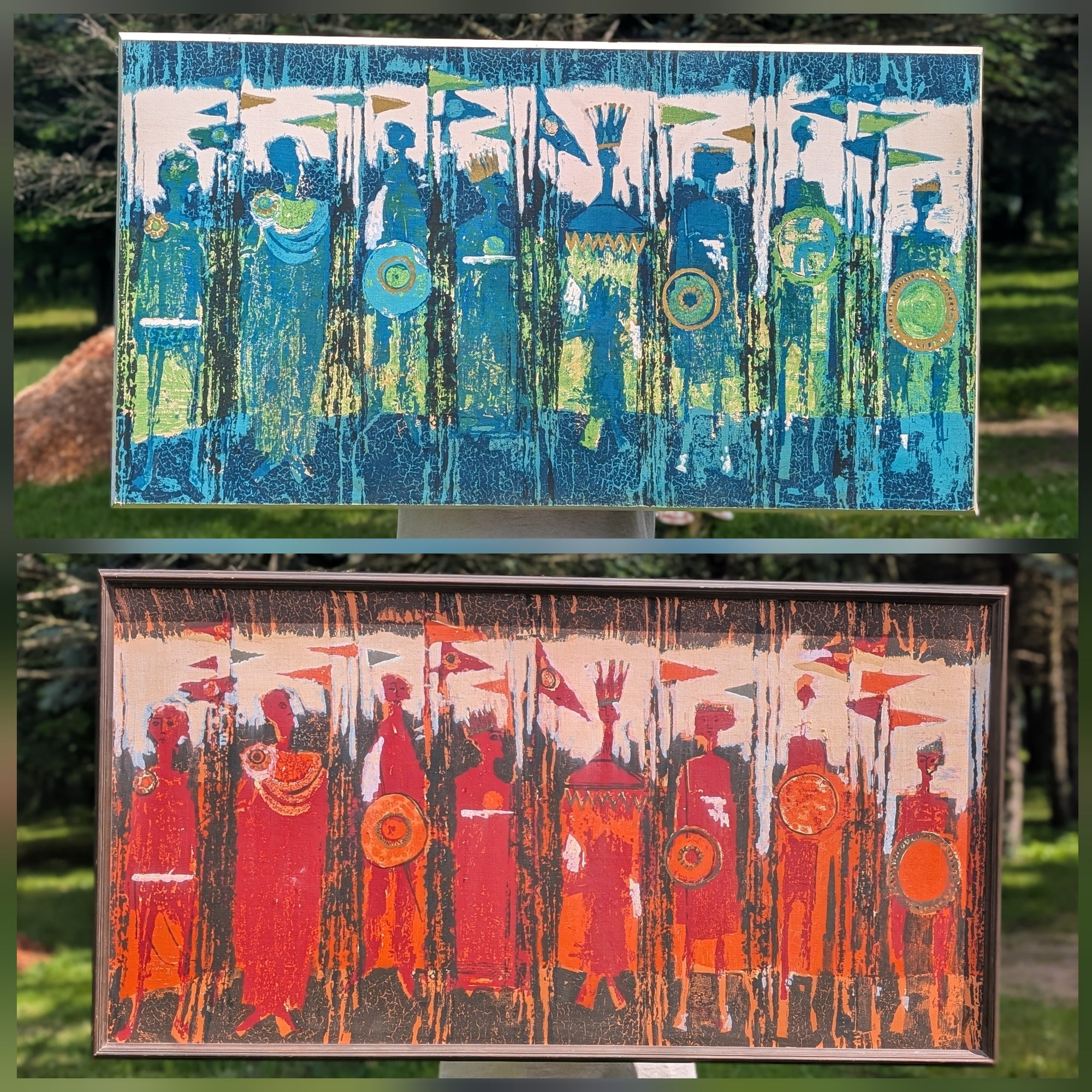 Mid-Century Modern "Age of Kings" Textile Wall Art by Tibor Reich