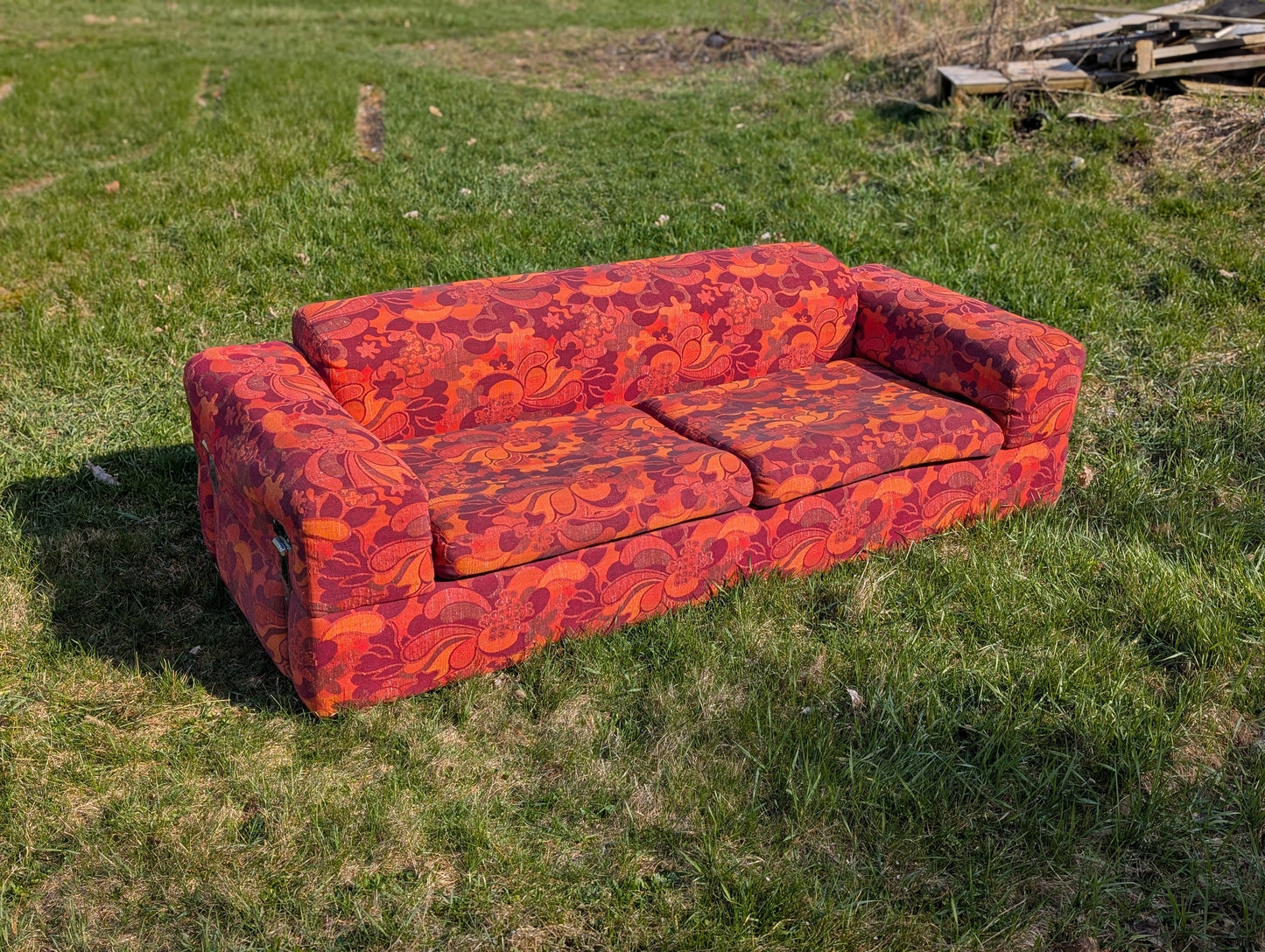 Tito Agnoli for Cinova Jack Lenor Larsen Style Custom 60's Sofa Bed