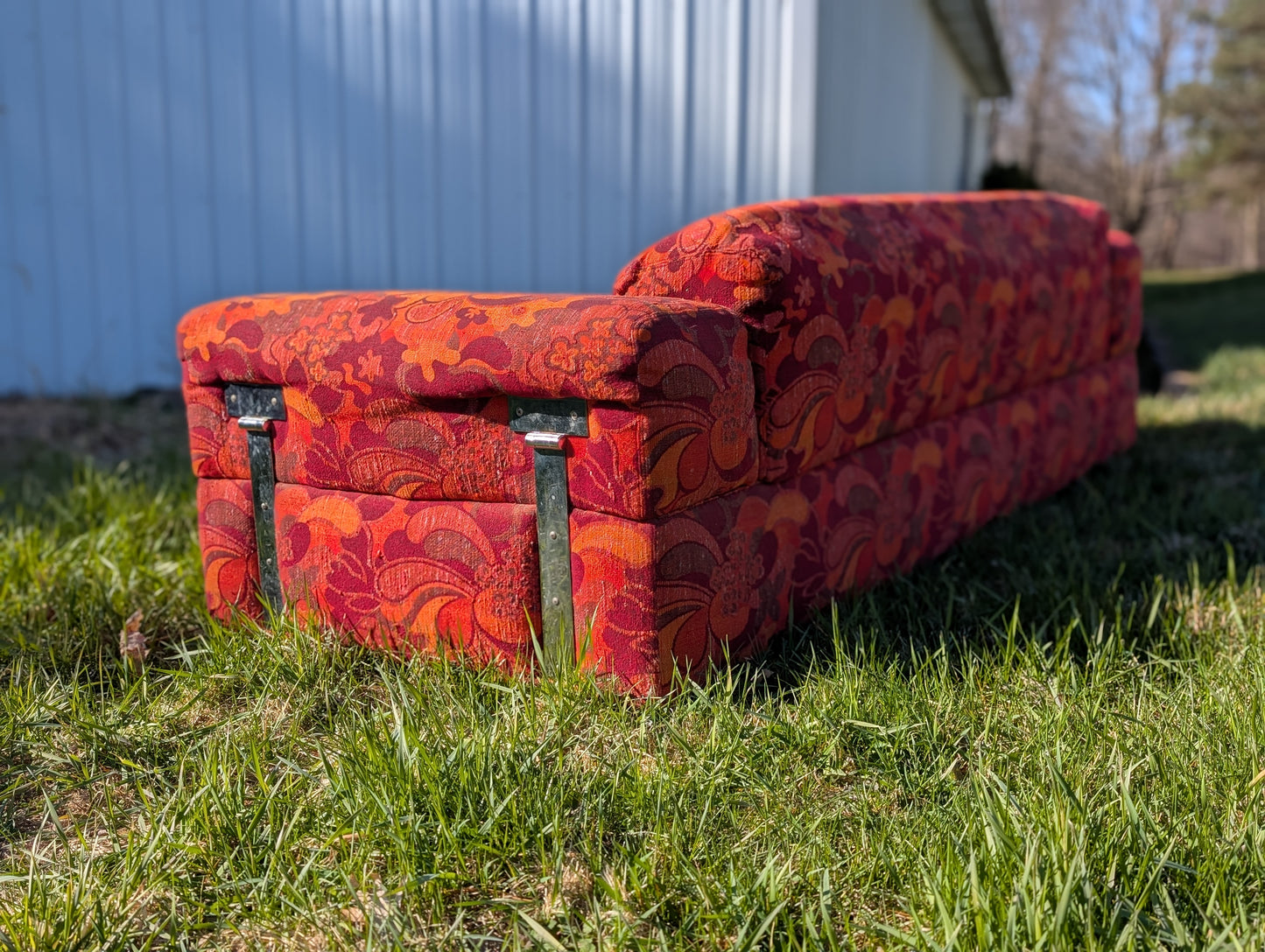 Tito Agnoli for Cinova Jack Lenor Larsen Style Custom 60's Sofa Bed
