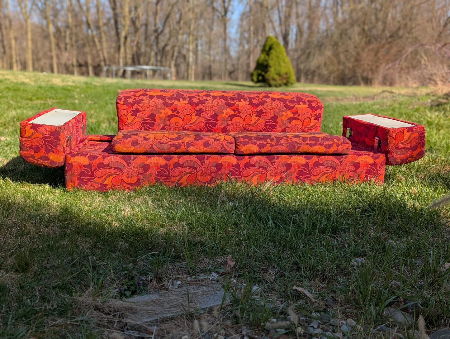 Tito Agnoli for Cinova Jack Lenor Larsen Style Custom 60's Sofa Bed