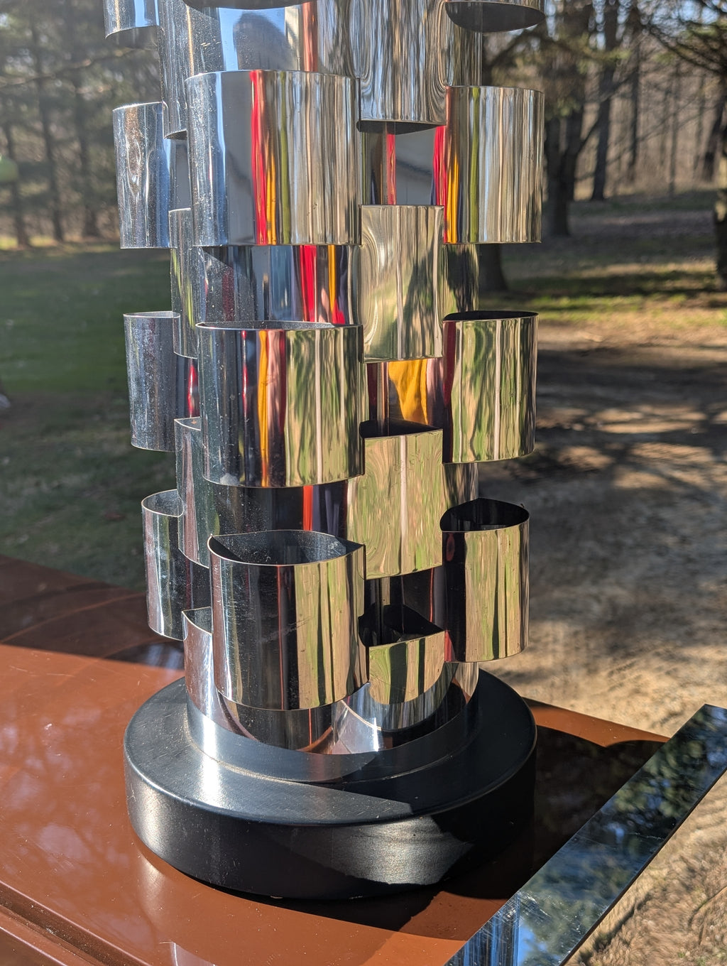 Curtis Jere Chrome Tower Lamp