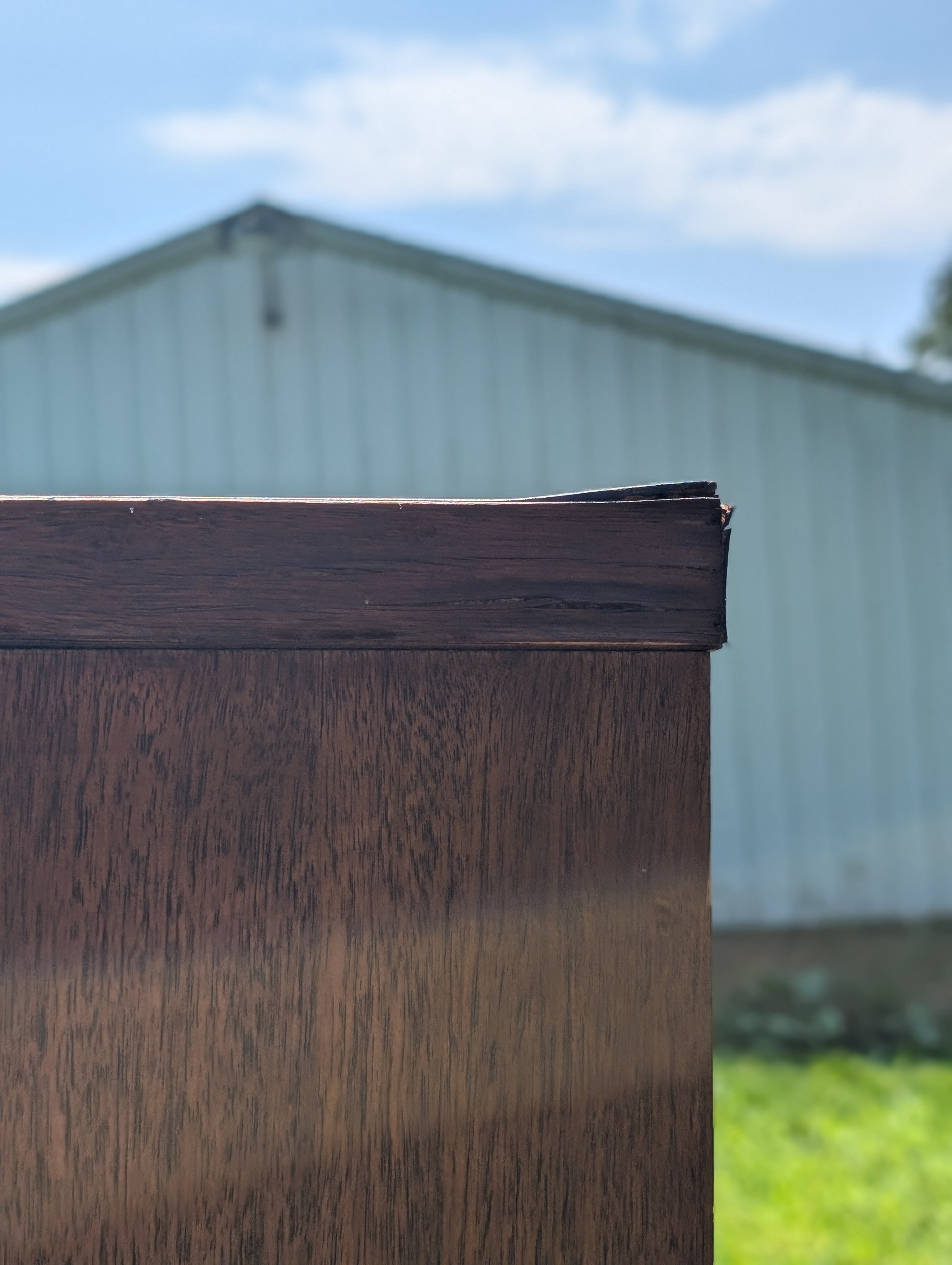 Bassett "Mayan" Walnut Hutch, circa 1960's