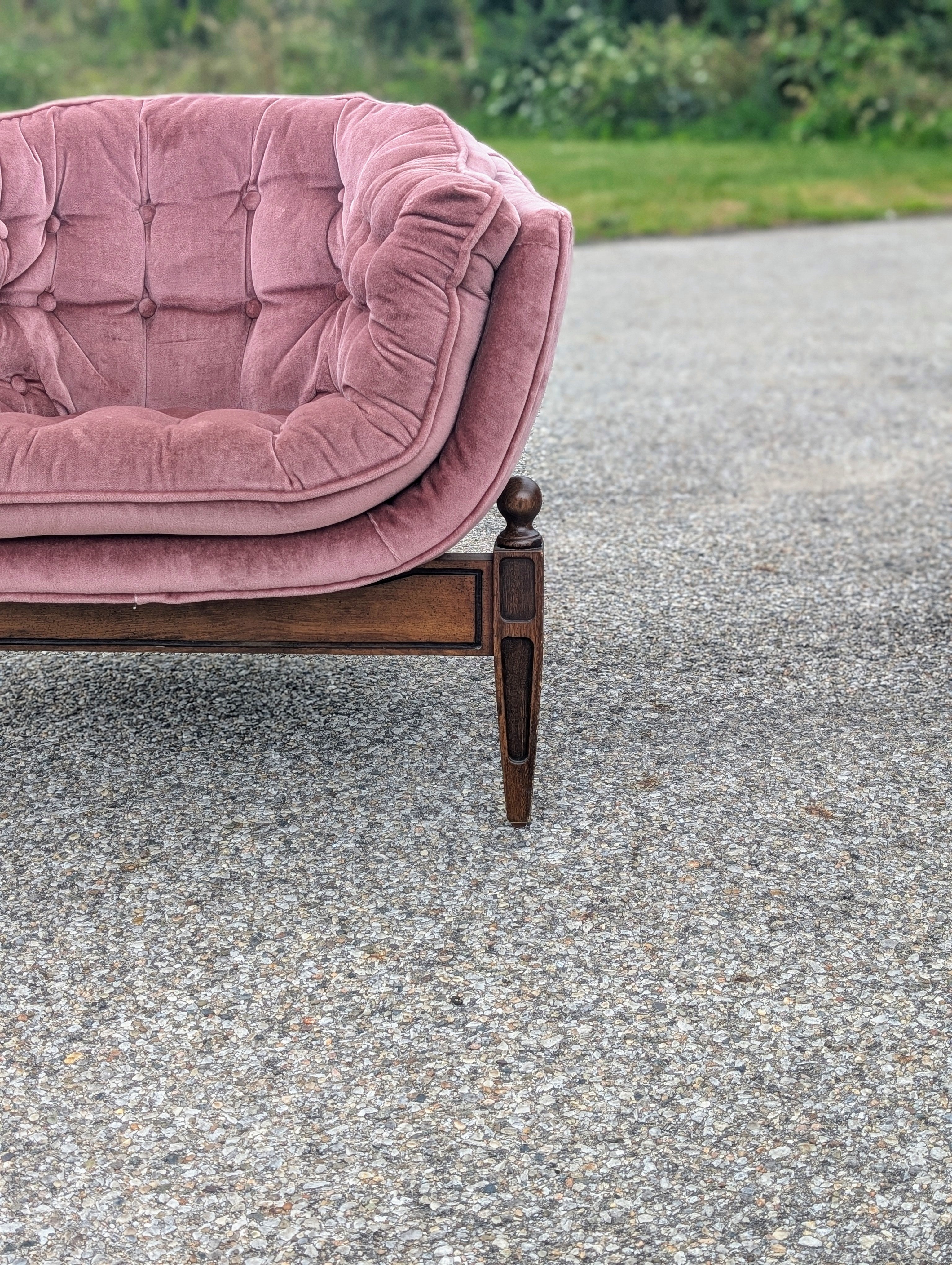 Pair of "Lady Arden" Tufted Barrel Chairs by Castro Convertibles
