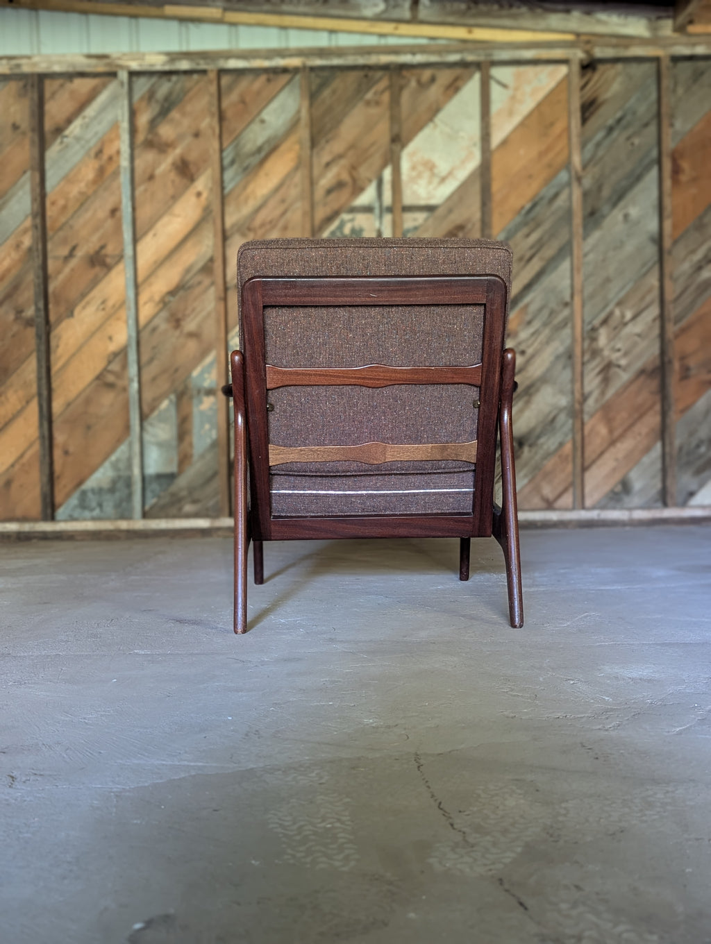 P. Jeppesen Mahogany Lounge Chair, Circa 1950s