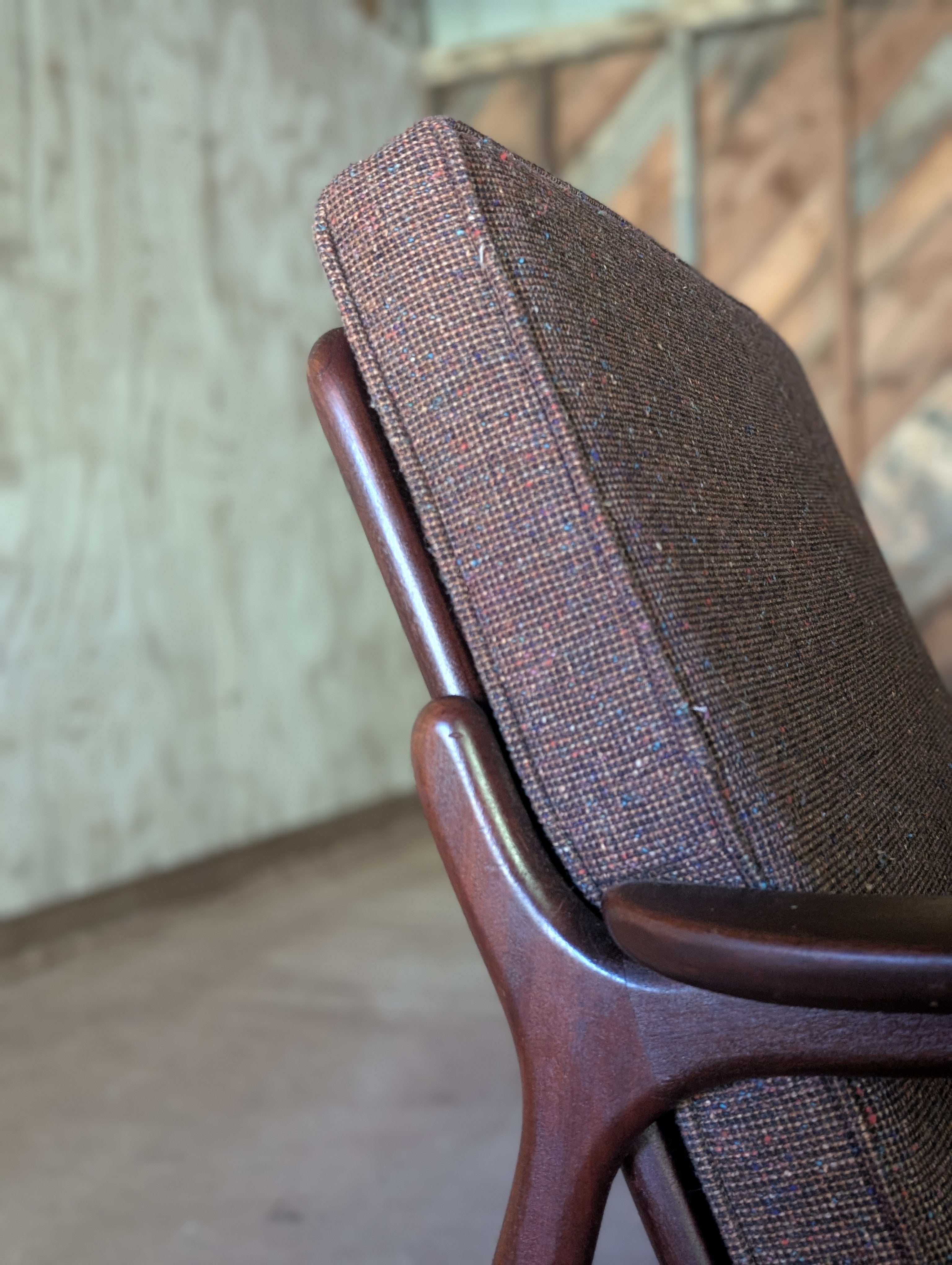 P. Jeppesen Mahogany Lounge Chair, Circa 1950s