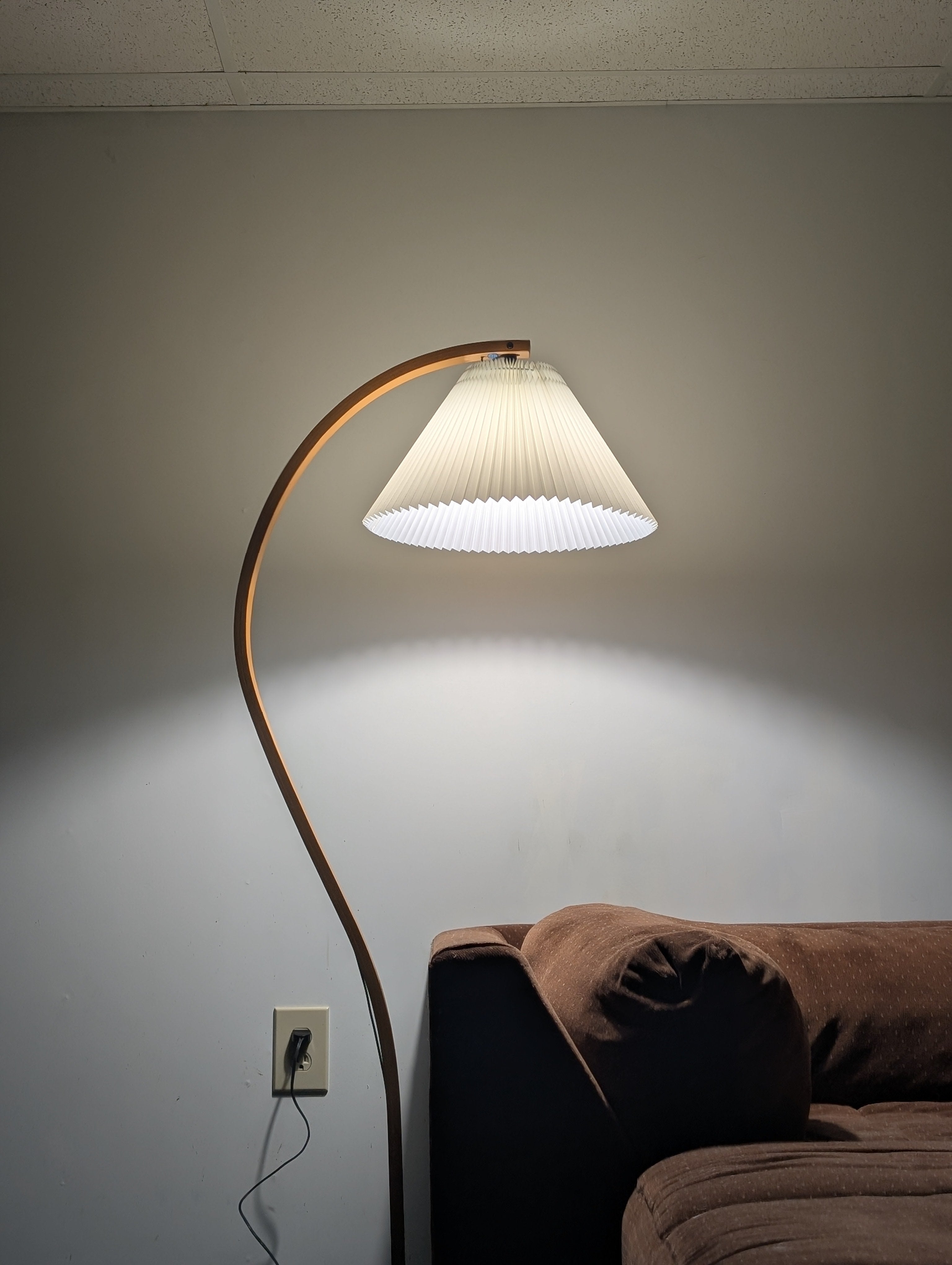 Caprani Bentwood Floor Lamp, Circa 1970s