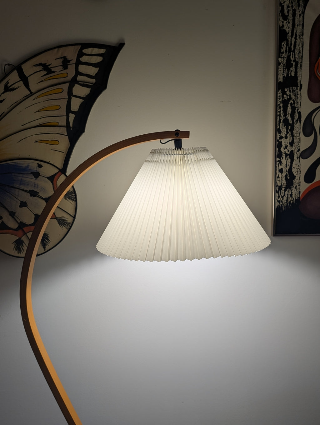 Caprani Bentwood Floor Lamp, Circa 1970s