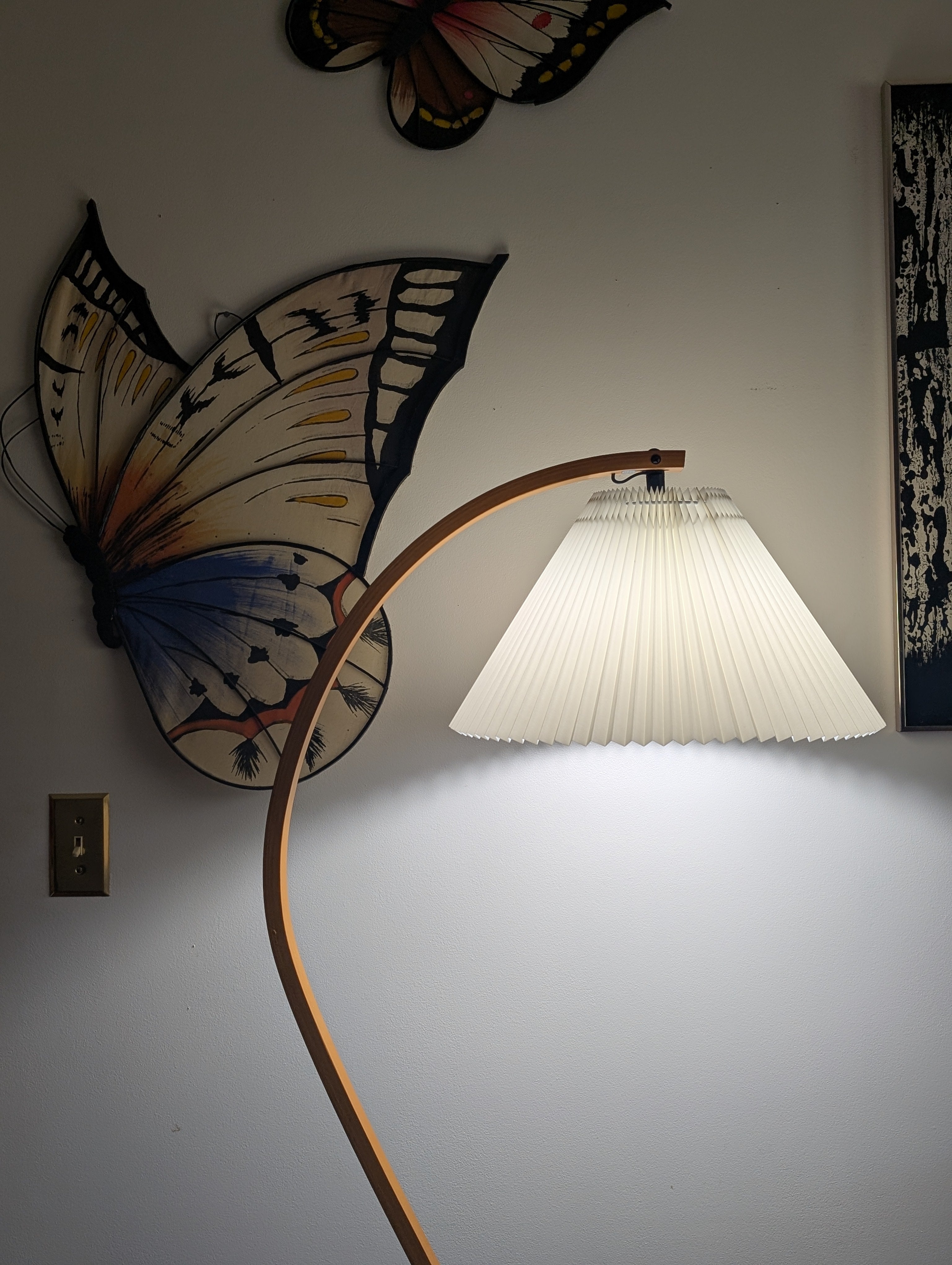 Caprani Bentwood Floor Lamp, Circa 1970s