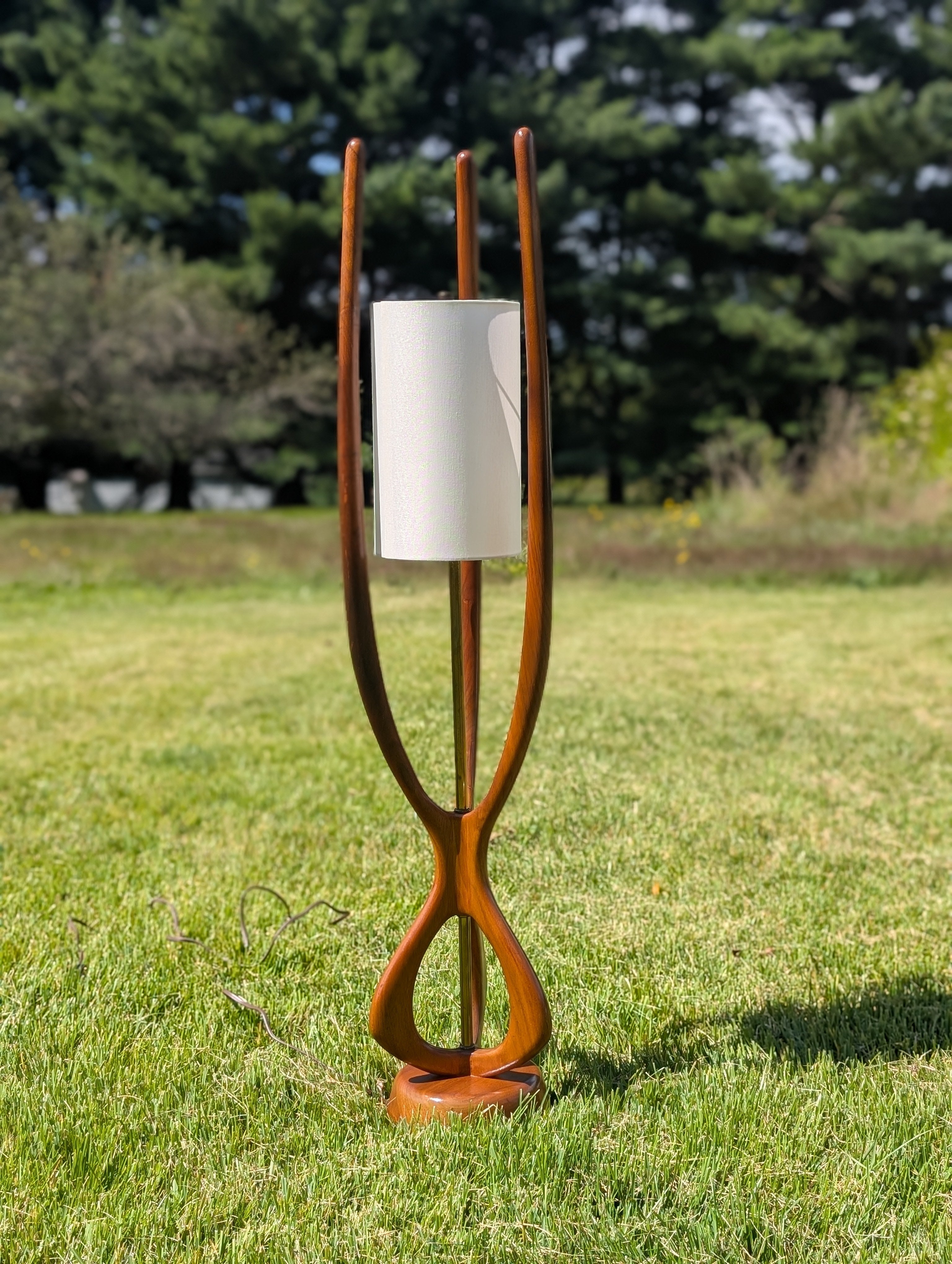 Danish Modeline Style Lamp, c. 1960s