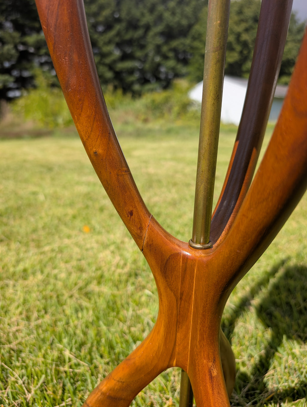 Danish Modeline Style Lamp, c. 1960s