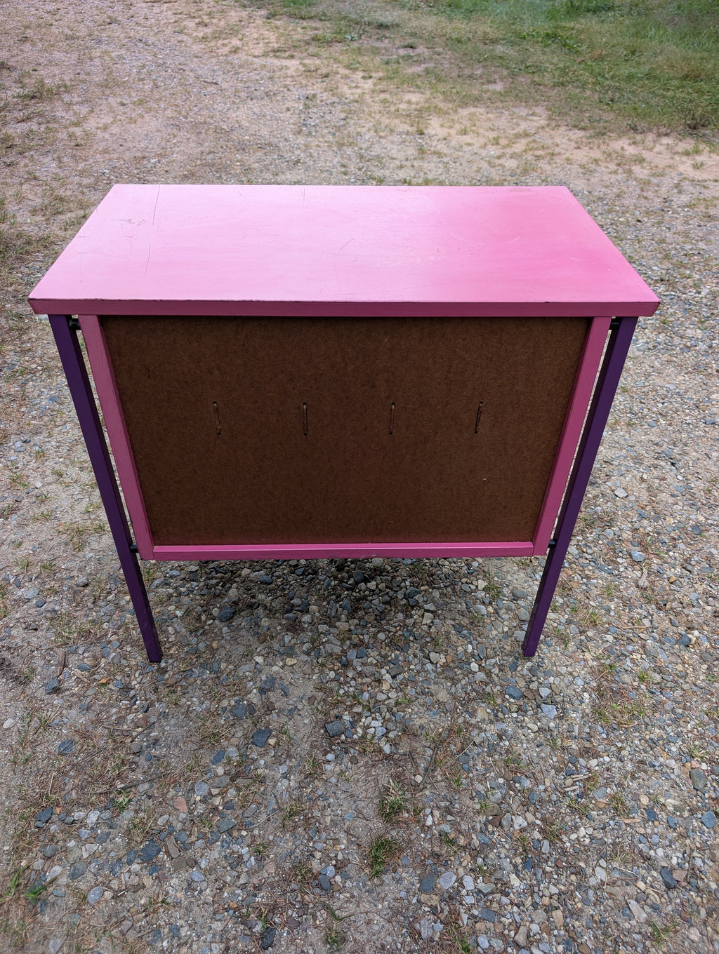 Peter Max Style Lu Van Inc. Record Cube Storage Cabinet, c. 1970s
