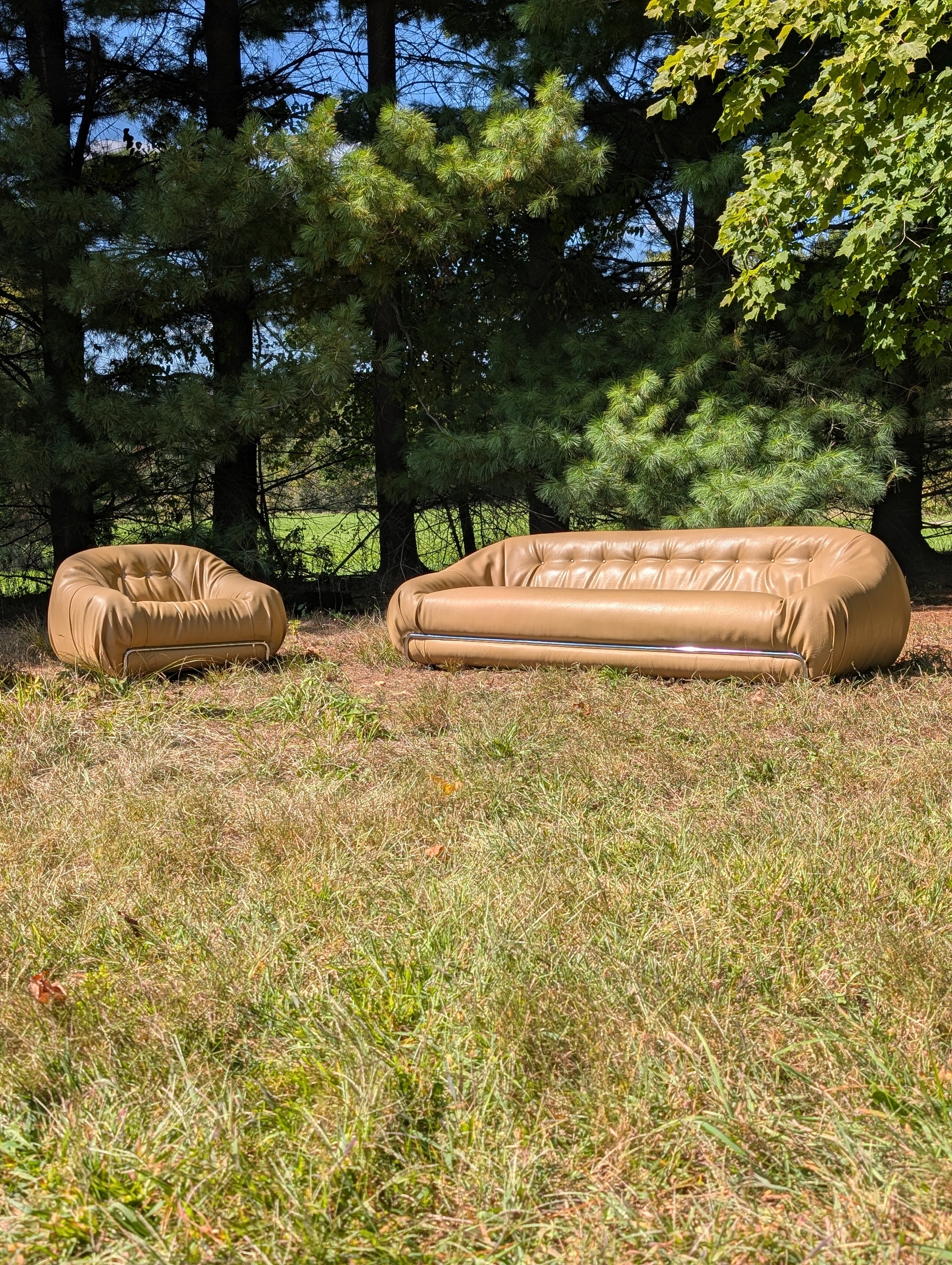 Burris Industries Sofa + Chair Set, c. 1970s