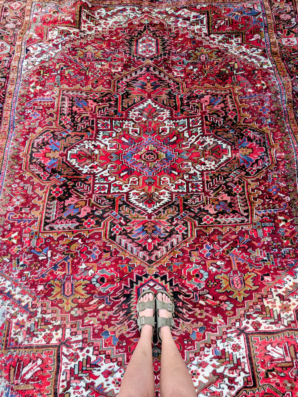 Mid-Century Heriz Persian Rug-12.5'x10'